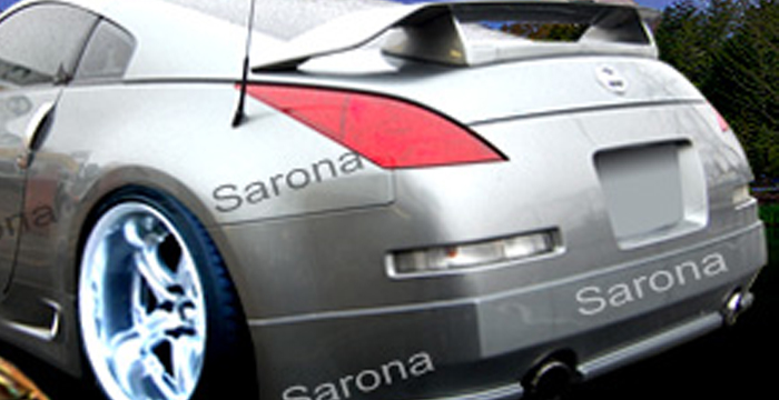 Custom Nissan 350Z  Coupe Rear Lip/Diffuser (2003 - 2008) - $320.00 (Part #NS-011-RA)